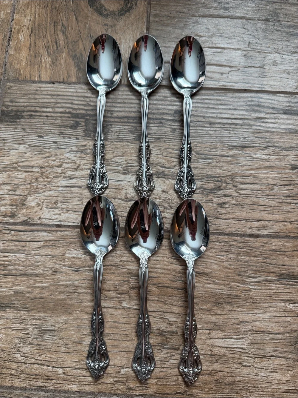 Oneida Spoons Michelangelo stainless set of 6 six